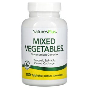 NaturesPlus Mixed Vegetables 180 viên 097467037786