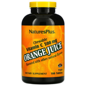 NaturesPlus Orange Juice Vitamin C 500 mg 180 viên 097467024670