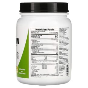 NaturesPlus Organic Pea Protein Powder 1.1 lbs (500 g) 097467459519