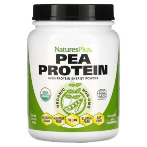NaturesPlus Organic Pea Protein Powder 1.1 lbs (500 g) 097467459519