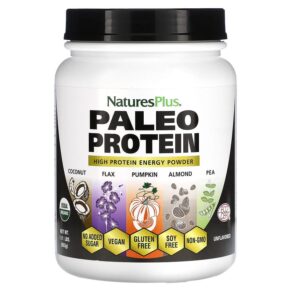 NaturesPlus Paleo Protein Powder Unflavored 1.11 lbs (503 g) 097467459571