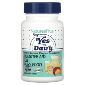 NaturesPlus Say Yes to Dairy Digestive Aid For Dairy Food 50 viên 097467044401