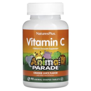 NaturesPlus Source of Life Animal Parade Vitamin C Orange Juice 90 viên 097467299986