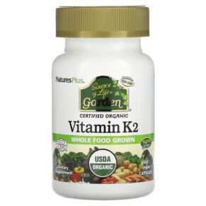 NaturesPlus Source of Life Garden Organic Vitamin K2 60 viên 097467307377