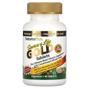 NaturesPlus Source of Life Gold The Ultimate Multi-Vitamin Supplement 90 viên 097467307117