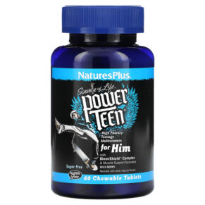 NaturesPlus Source of Life Power Teen cho Nam Wild Berry 60 viên 097467300026