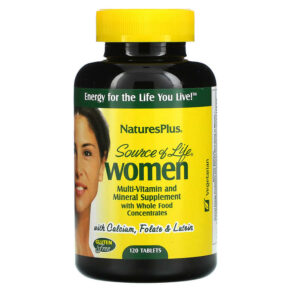 NaturesPlus Source of Life Women Multi-Vitamin & Mineral Supplement + Whole Food Concentrates 120 viên 097467309500