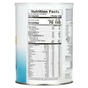 NaturesPlus Spiru-Tein High Protein Energy Meal Unsweetened Simply Natural Original Vanilla 1.63 lbs (736 g) 097467458840