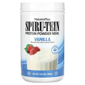 NaturesPlus Spiru-Tein High Protein Energy Meal Vanilla 2.12 lbs (960 g) 097467045811