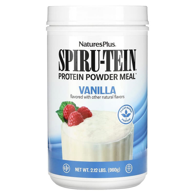 NaturesPlus Spiru-Tein High Protein Energy Meal Vanilla 2.12 lbs (960 g) 1 NaturesPlus Spiru-Tein High Protein Energy Meal Vanilla 2.12 lbs (960 g) 097467045811