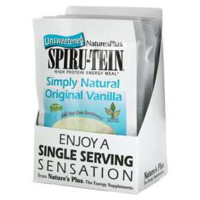NaturesPlus Spiru-Tein High Protein Energy Meal Vanilla 8 gói 0.8 oz (23 g) 097467958814