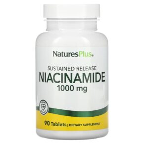 NaturesPlus Sustained Release Niacinamide 1000 mg 90 viên 097467019300