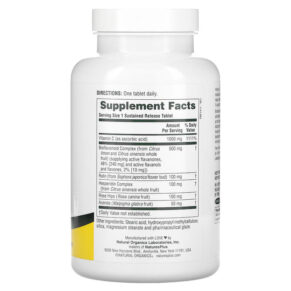 NaturesPlus Sustained Release Super C Complex 180 Tablets 097467024816