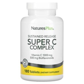 NaturesPlus Sustained Release Super C Complex 180 viên 097467024816