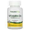 NaturesPlus Vitamin D3 10.000 IU (250 mcg) 60 viên 097467010482