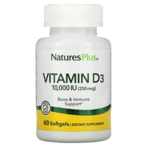 NaturesPlus Vitamin D3 10.000 IU (250 mcg) 60 viên 097467010482