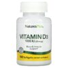 NaturesPlus Vitamin D3 25 mcg (1.000 IU) 180 viên 097467010420