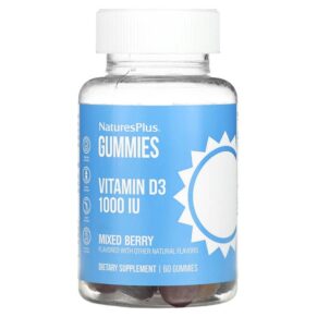 NaturesPlus Vitamin D3 Mixed Berry 1.000 IU 60 viên 097467104044