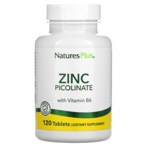 NaturesPlus Zinc Picolinate + Vitamin B6 120 viên 097467036253