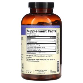 NatureWise Flaxseed Oil 240 Softgels 3 NatureWise Flaxseed Oil 240 Softgels 858081006035