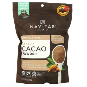 Navitas Organics Organic Cacao Powder 16 oz (454 g) 858847000840