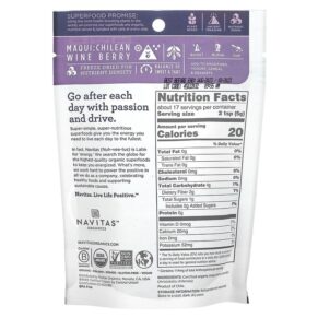 Navitas Organics Organic Maqui Powder Tart Berry 3 oz (85 g) 858847000642
