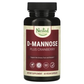 Nested Naturals D-Mannose Plus Cranberry 60 viên 852446007033