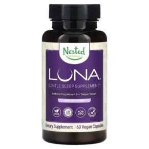 Nested Naturals Luna Gentle Sleep Supplement + Melatonin 60 viên 852446007002