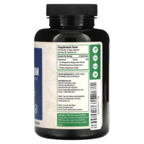 Nested Naturals Magnesium Glycinate Chelate 120 Vegan Capsules 852446007132