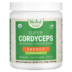 Nested Naturals Super Cordyceps Energy Original 9.5 oz (270 g) 852446007675