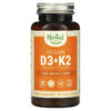 Nested Naturals Vegan D3 + K2 plus Nettle Leaf 60 viên 852446007477