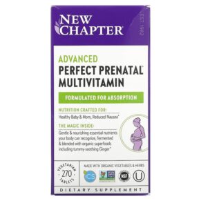 New Chapter Advanced Perfect Prenatal Multivitamin 270 viên 727783003188