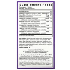 New Chapter Bone Strength Take Care 60 Vegetarian Slim Tablets 727783004079