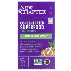 New Chapter Concentrated Superfood Turmeric 30 viên 727783903822