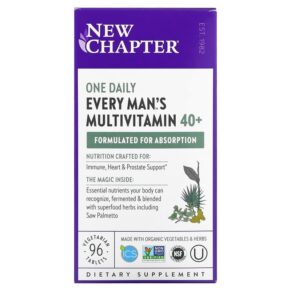 New Chapter Every Man's One Daily 40+ Multivitamin 96 viên 727783003737