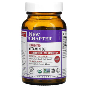 New Chapter Fermented Vitamin D3 2.000 IU 90 viên 727783903587