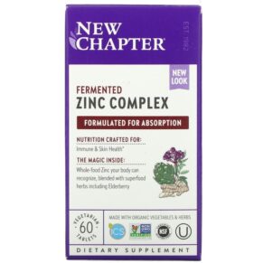 New Chapter Fermented Zinc Complex 60 viên 727783006455