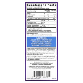 New Chapter Kids Elderberry Syrup + Honey Ages 2+ 4 fl oz (118 ml) 727783903181