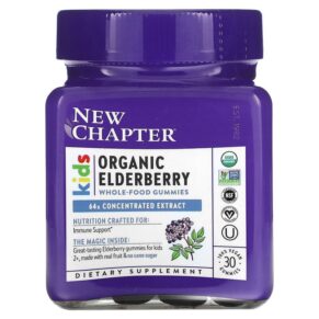 New Chapter Kids Organic Elderberry Whole-Food Ages 2+ 30 viên 727783903099