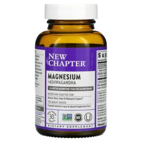 New Chapter Magnesium + Ashwagandha 30 viên 727783902405