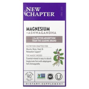 New Chapter Magnesium + Ashwagandha 90 viên 727783904041