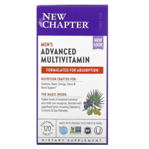 New Chapter Men's Advanced Multivitamin 120 viên 727783003249