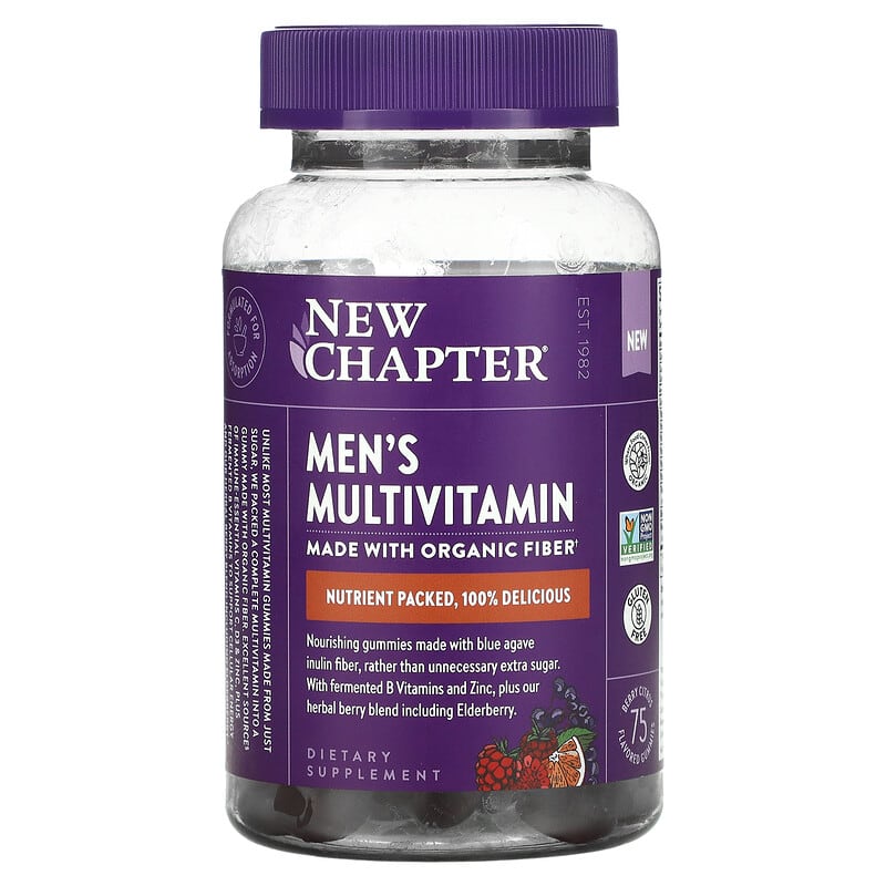 New Chapter Men's Multivitamin Berry Citrus 75 Gummies 1 New Chapter Men's Multivitamin Berry Citrus 75 viên 727783903495