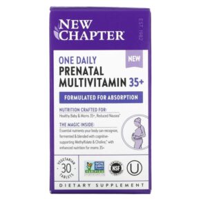 New Chapter One Daily Prenatal Multivitamin 35+ 30 viên 727783903297