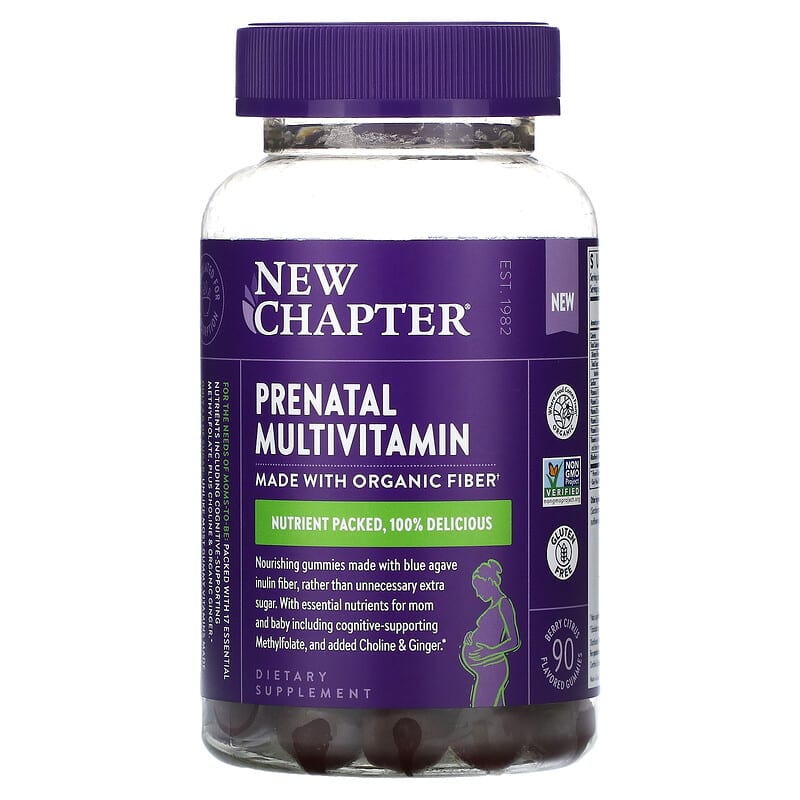 New Chapter Prenatal Multivitamin Berry Citrus 90 Flavored Gummies 1 New Chapter Prenatal Multivitamin Berry Citrus 90 Flavored viên 727783903778