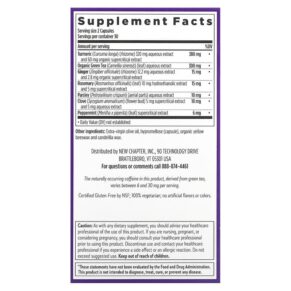 New Chapter Turmeric Force Detox Action 60 Vegetarian Capsules 727783901217