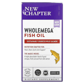 New Chapter Wholemega Fish Oil 120 viên 727783050038