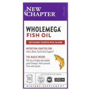 New Chapter Wholemega Fish Oil 180 viên 727783050007