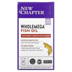 New Chapter Wholemega Fish Oil 60 viên 727783050021