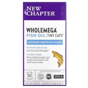 New Chapter Wholemega Fish Oil Tiny 180 viên 727783901774